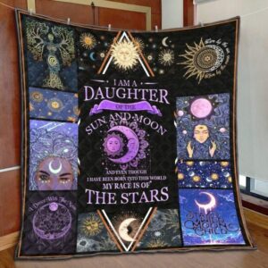 Sun And Moon Quilt Blanket Ver 2  Quilt